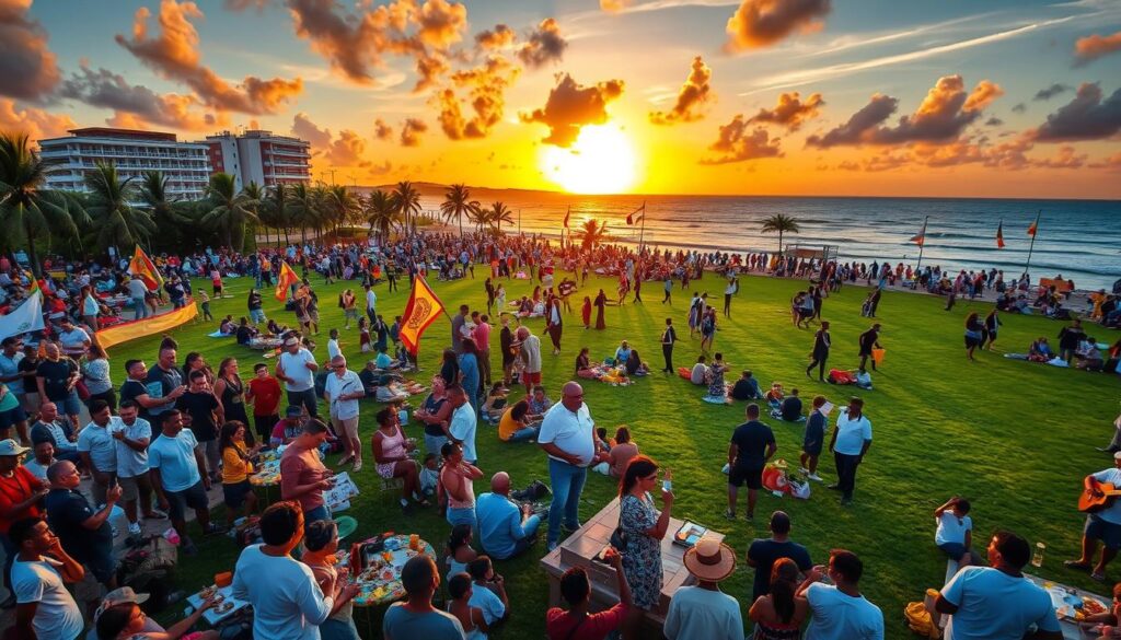 Galle Face Green Becomes Cultural Hub During Peaceful Protests in 2022